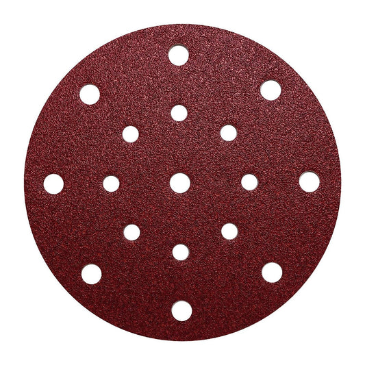 10 x 150mm Sanding Discs Sandpaper 17 Holes Pads GLS51 (Grit 400)
