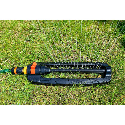 Garden Lawn Watering Sprinkler - Oscillating Bar Hose Sprinkler - Adjustable Spray Range, Covers Up To 336 sqm - Grass Irrigation