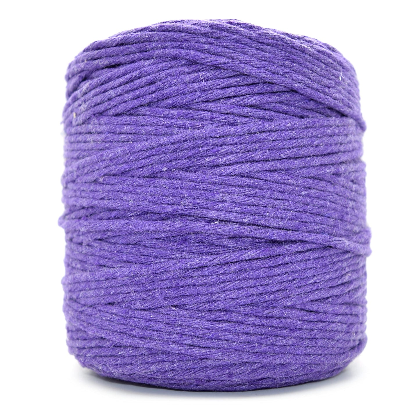 Premium Purple Macrame Cord Twine, 200 m / 656 ft of 3 mm Thick Natural Cotton Thread Yarn Macrame Rope (Reel)