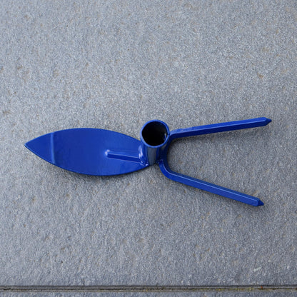 Hoe Cultivator Soil Digging Dutch Hand Fork Gardening and Landscaping Tool Solid Steel (Type 9, Head only)