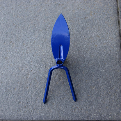 Hoe Cultivator Soil Digging Dutch Hand Fork Gardening and Landscaping Tool Solid Steel (Type 9, Head only)