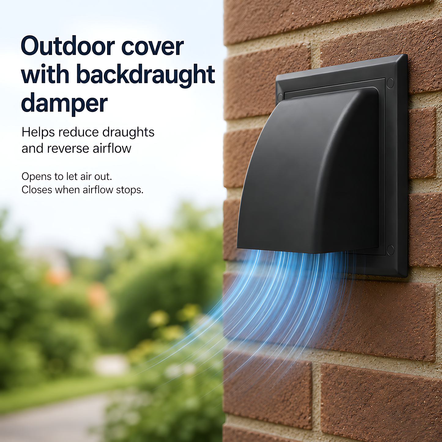 100mm 4 Inch Wall Vent Kit, 500mm Duct, Grille, Graphite Backdraught Cowl for Bathrooms, Kitchens, Toilets & Utility Rooms