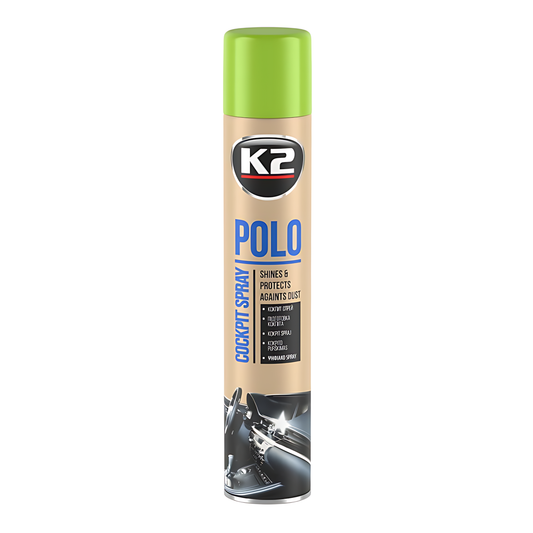 K2 Polo Cockpit Apple Dashboard Cleaner 750ml - Car Interior Plastic and Rubber Care for Dashboard, Trim, Furniture