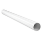 Rigid Round PVC Ventilation Duct 100mm x 1000mm for Extractor Fans, Bathrooms, Kitchens, Utility Rooms - 40 C Thermal Resistance