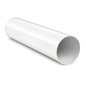 Rigid Round PVC Ventilation Duct 100mm x 500mm for Extractor Fans, Bathrooms, Kitchens, Utility Rooms - 40 C Thermal Resistance