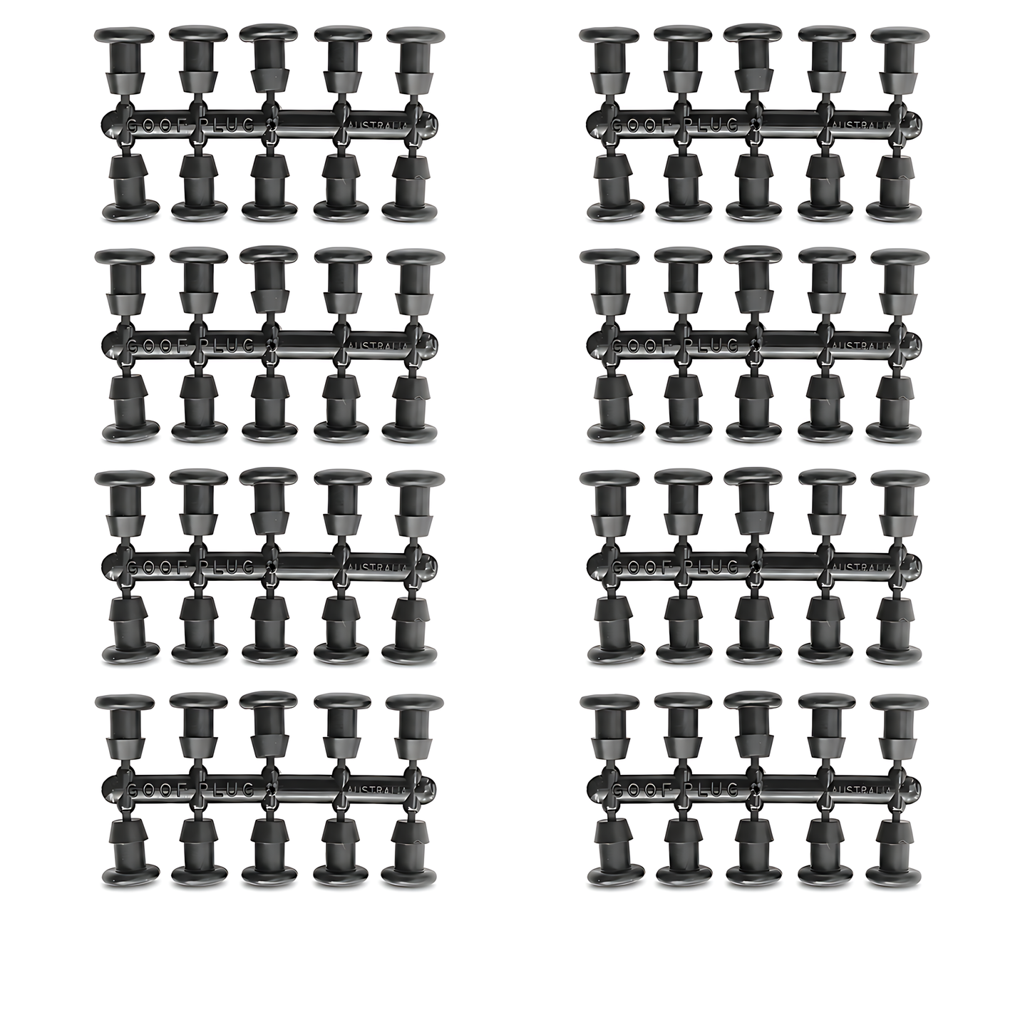 4mm Line End Repair Goof Plugs - Pack of 100 Micro Irrigation Stopper Fittings for Drip Line, Tube Sealing, Hole Repair, Garden
