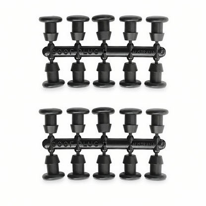4mm Line End Repair Goof Plugs - Pack of 20 Micro Irrigation Stopper Fittings for Drip Line, Tube Sealing, Hole Repair, Garden
