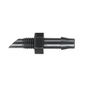 4mm Adaptor Barb x Thread Micro Irrigation Fittings - Pack of 10 Barbed to Threaded Connectors for Drip Line, Micro Tube, Watering