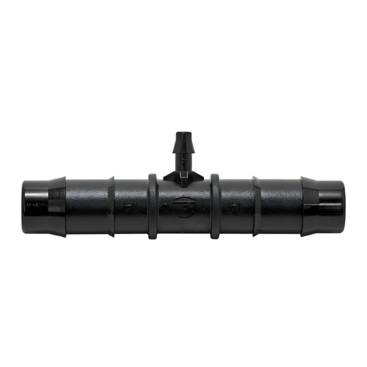 Reducing Tee Fittings 13mm to 4mm - Pack of 10 Irrigation Barbed Connectors for Drip Line, Micro Tube, Garden Watering, Greenhouse