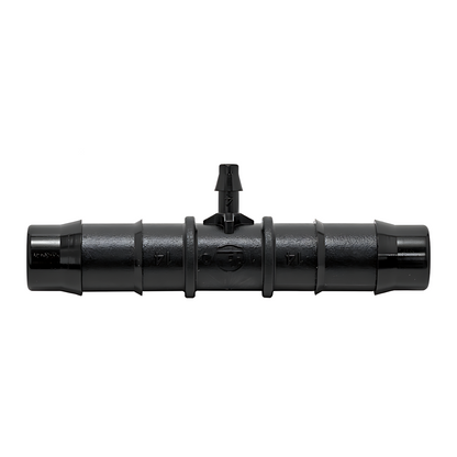 Reducing Tee Fittings 13mm to 4mm - Pack of 10 Irrigation Barbed Connectors for Drip Line, Micro Tube, Garden Watering, Greenhouse