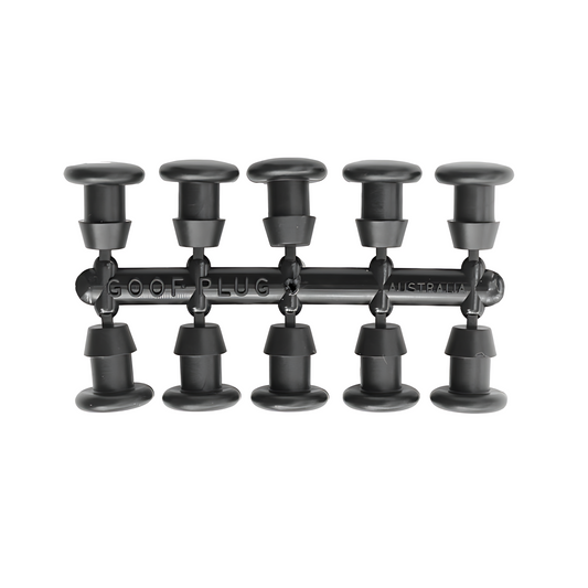 4mm Line End Repair Goof Plugs - Pack of 100 Micro Irrigation Stopper Fittings for Drip Line, Tube Sealing, Hole Repair, Garden