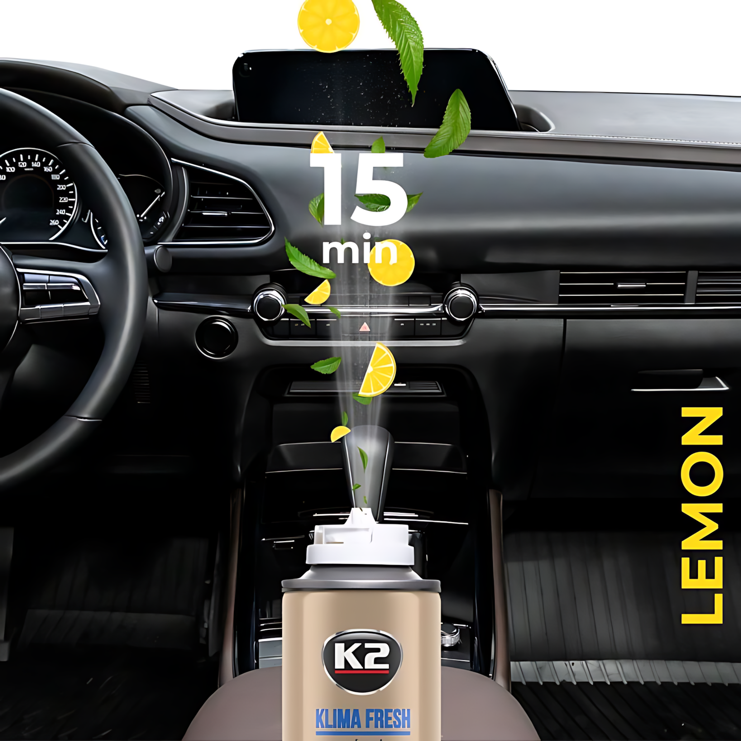 K2 Klima Fresh 150ml - Air Conditioning Cleaning Bomb - Odour Eliminator for Car Air Conditioning
