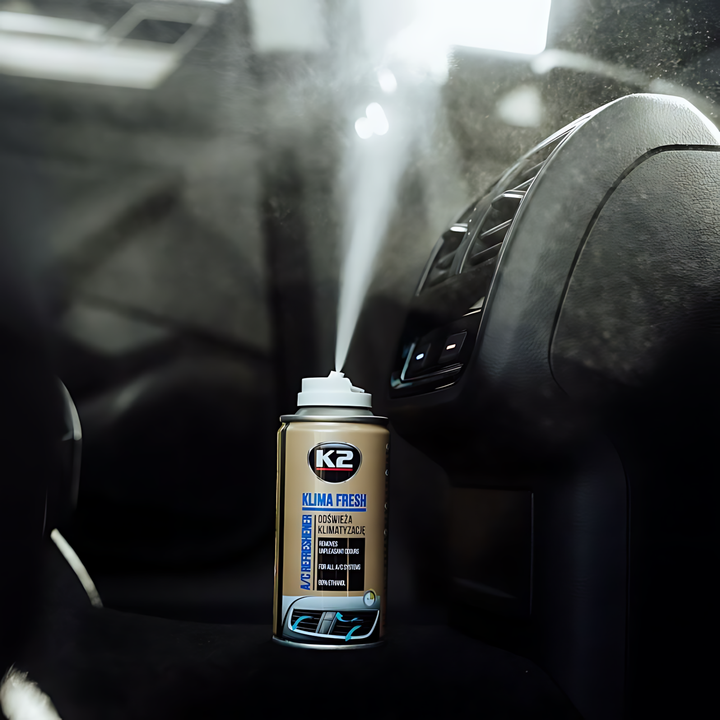 K2 Klima Fresh 150ml - Air Conditioning Cleaning Bomb - Odour Eliminator for Car Air Conditioning