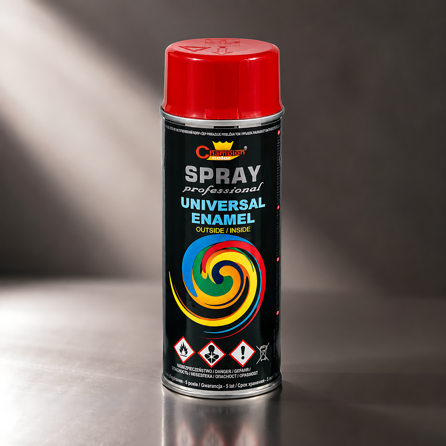 2 x 400ml Gloss Spray Paint Universal Multi-Surface - RAL 3003 Ruby Red - For Metal, Wood, Ceramic, Plastic - Indoor & Outdoor Use