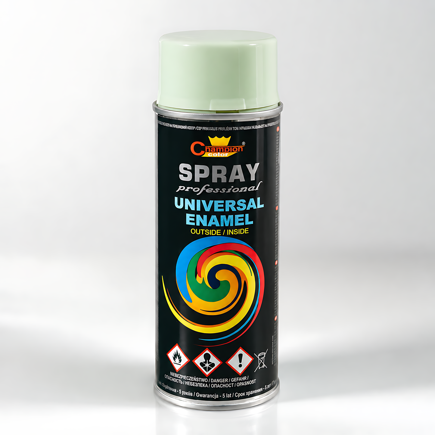Gloss Spray Paint 400ml Universal Multi-Surface - RAL 6019 Pastel Green - For Metal, Wood, Ceramic, Plastic - Indoor & Outdoor Use