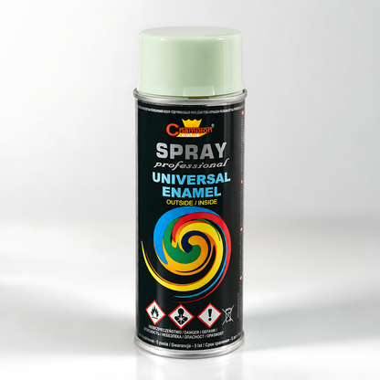 Gloss Spray Paint 400ml Universal Multi-Surface - RAL 6019 Pastel Green - For Metal, Wood, Ceramic, Plastic - Indoor & Outdoor Use
