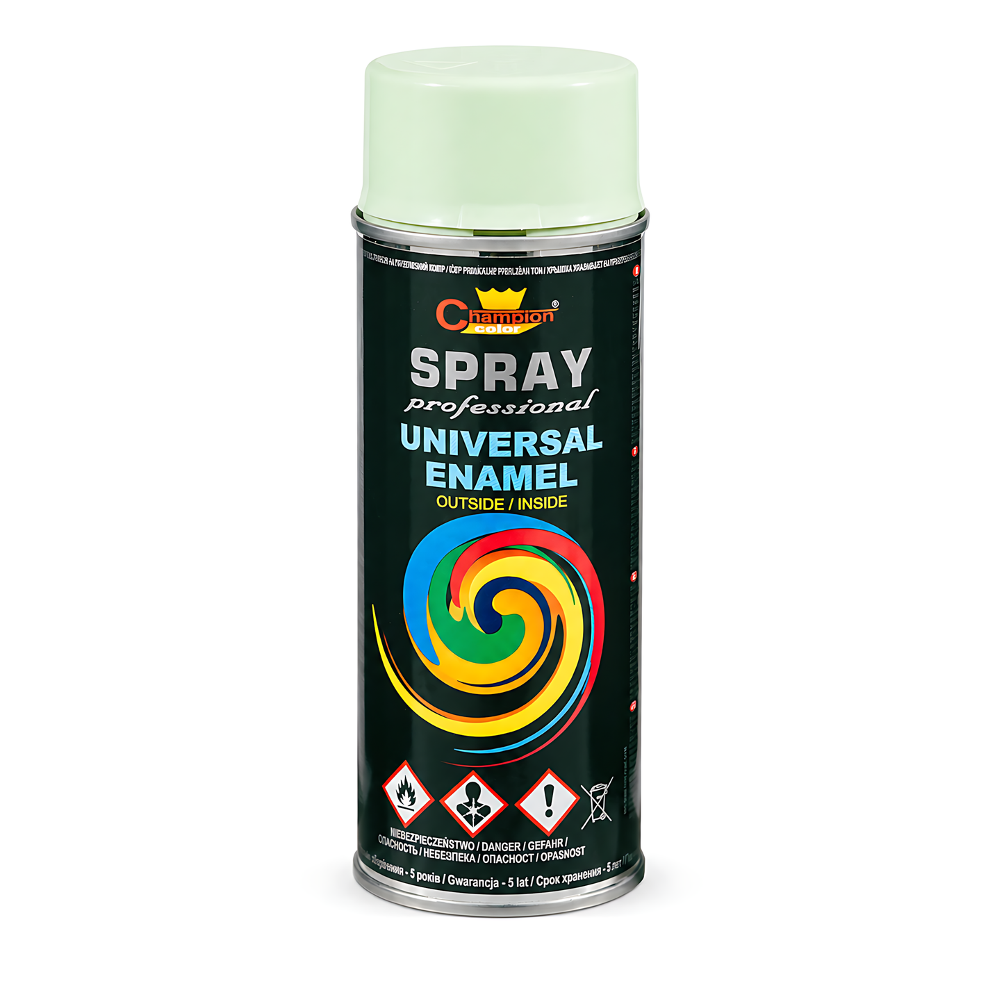 Gloss Spray Paint 400ml Universal Multi-Surface - RAL 6019 Pastel Green - For Metal, Wood, Ceramic, Plastic - Indoor & Outdoor Use