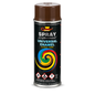 Gloss Spray Paint 400ml Universal Multi-Surface - RAL 8017 Chocolate Brown - For Metal, Wood, Plastic - Indoor and Outdoor Use