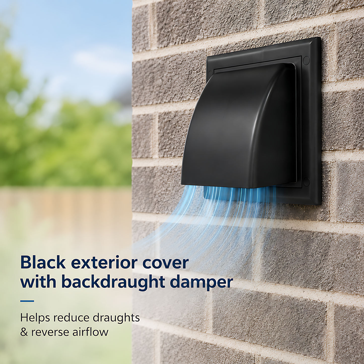 100mm Wall Vent Kit with 500mm Duct, Adjustable Grille & Exterior Cover for Bathrooms, Kitchens, Toilets, Utility Rooms