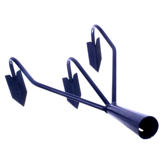 Cultivator, 3 Prong Hand Soil Scarifier Cultivator Head, Digging Hoe, Gardening and Farming Tool