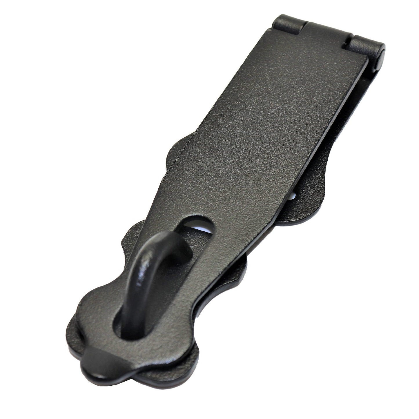 Door Latch Hasp and Staple - Heavy Duty Garage/Gate/Garden Clasp Padlock - Metal Powder Coated Security Locks - 150 mm (6 inch)