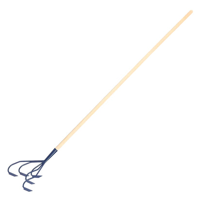 Cultivator, 5 Prong Hand Soil Scarifier Cultivator with Handle, Digging Hoe, Gardening and Farming Tool