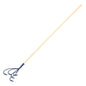 Cultivator, 5 Prong Hand Soil Scarifier Cultivator with Handle, Digging Hoe, Gardening and Farming Tool