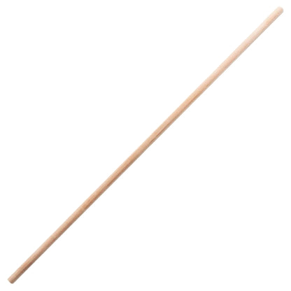 10 x Beech Wood Handle for Broom, Mop, Flag Pole, Plant Support - Non-Threaded - 120 cm (3.94 ft) Long, 22 mm (7/8") Thick Shaft