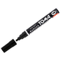 Black Oil-Based Paint Marker Pen Permanent - 2.5mm Round Tip, Fast-Drying Waterproof Ink - Universal for All Surfaces