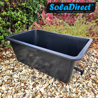 Dog Cat Pet Washing Bathtub with Drain Valve - Multipurpose Large 80 Litres Portable Bath Tub - Easy to Clean with Handles