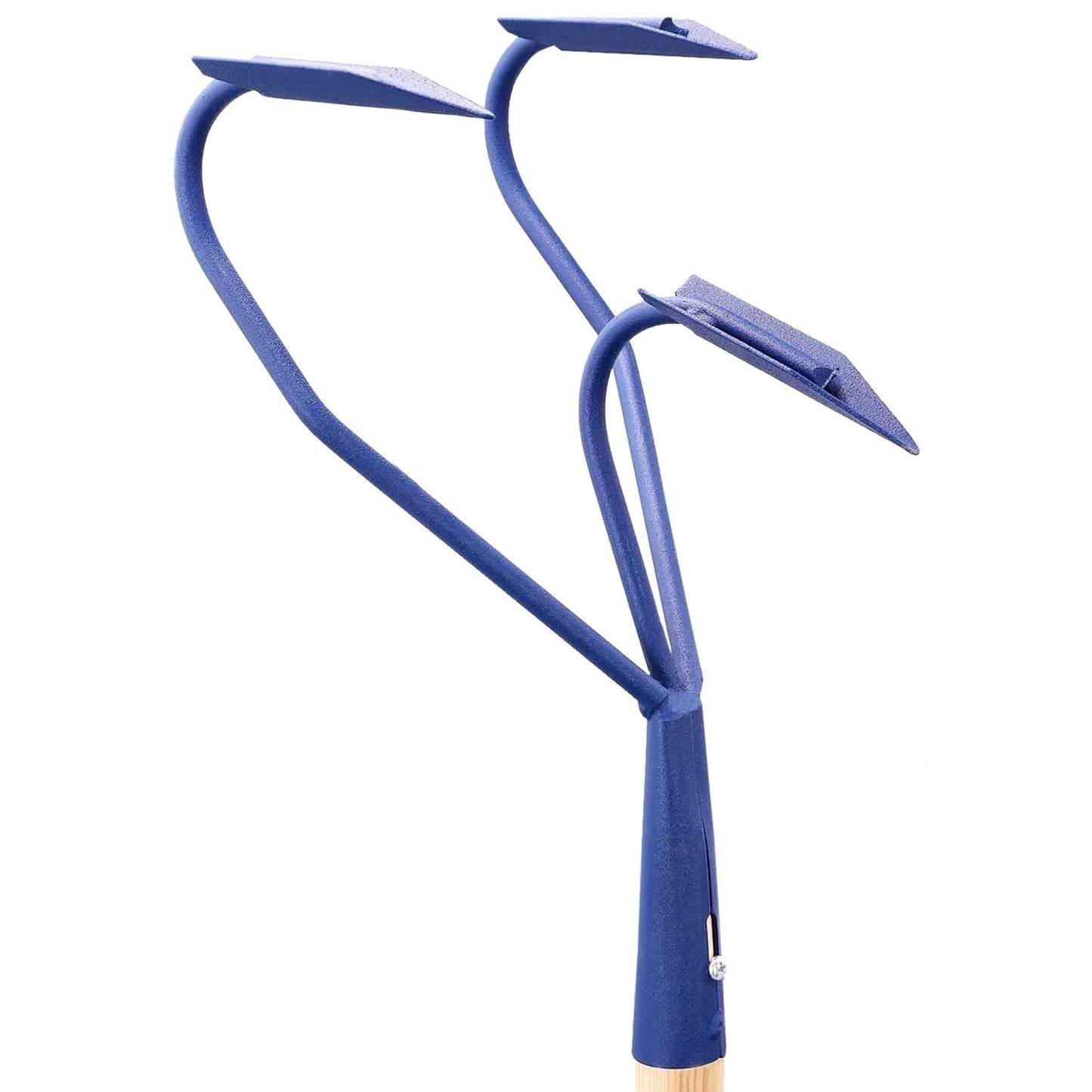 Cultivator, 3 Prong Hand Soil Scarifier Cultivator with Handle, Digging Hoe, Gardening and Farming Tool