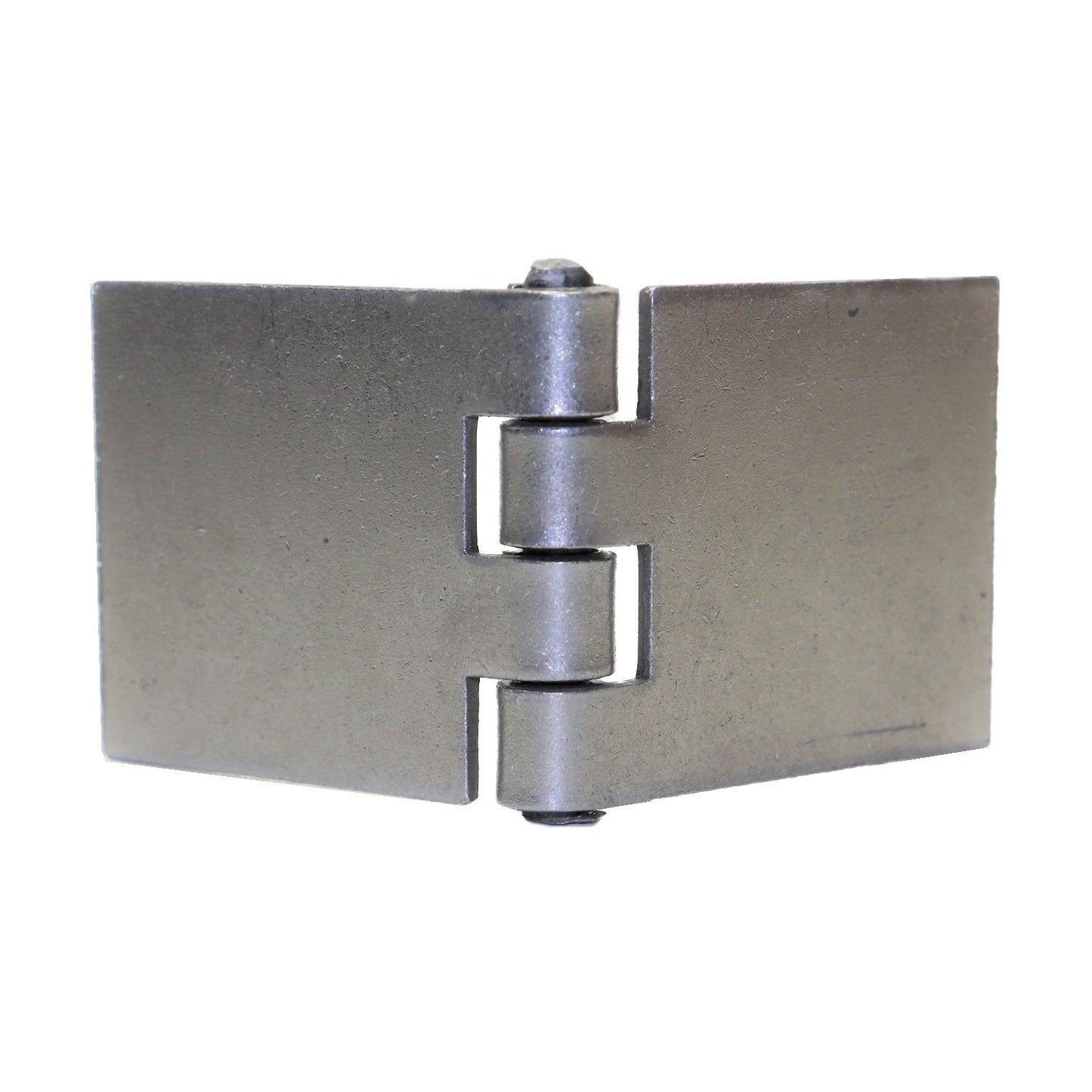 Pack of 1 x Heavy Duty Weldable Solid Steel Hinge, 45 x 100 mm Welding Long Lasting Steel Butt Hinge, 2 mm Thick Weld On Hinges