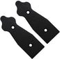 Pack of 2 x 100 mm Dummy Hinge Heads, Black Steel, Vintage False Strap Hinges, Weather Resistant, Rust Proof Powder Coating