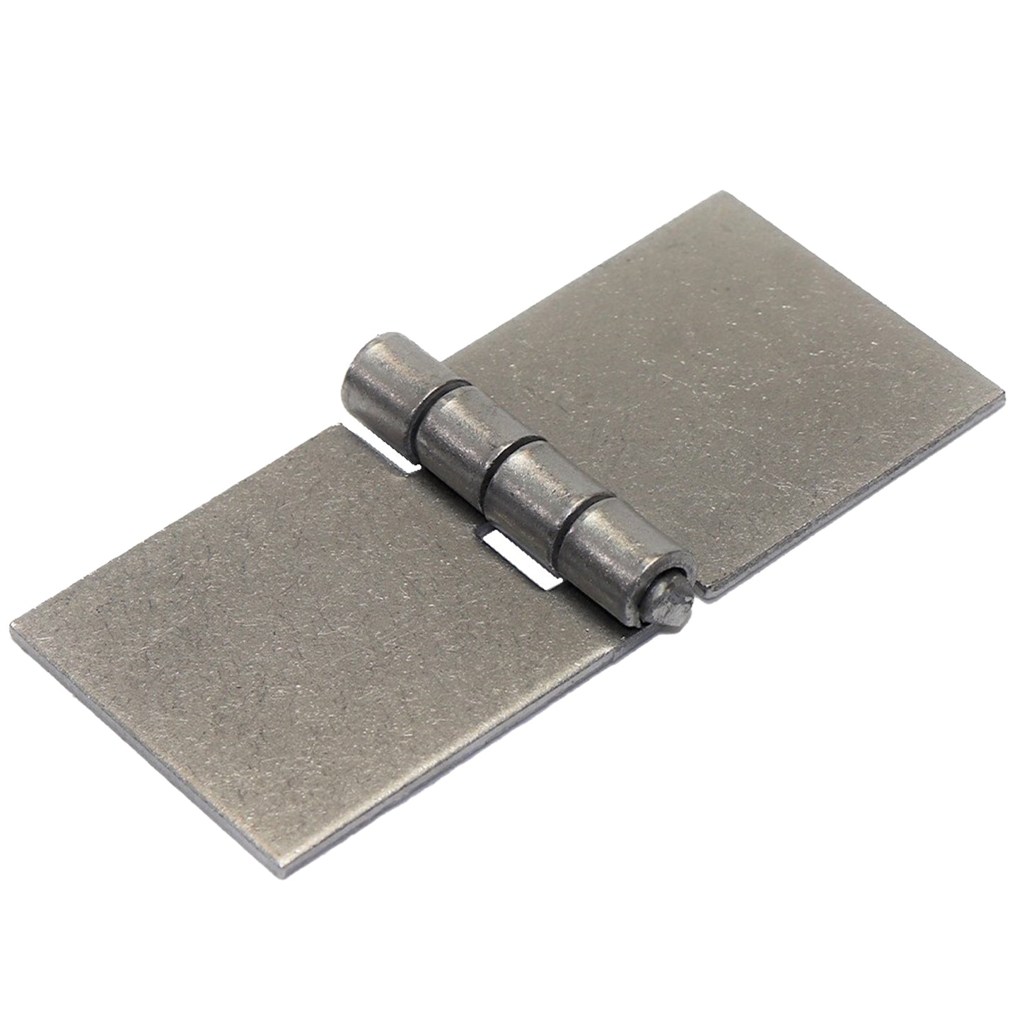 Pack of 1 x Heavy Duty Weldable Solid Steel Hinge, 45 x 100 mm Welding Long Lasting Steel Butt Hinge, 2 mm Thick Weld On Hinges