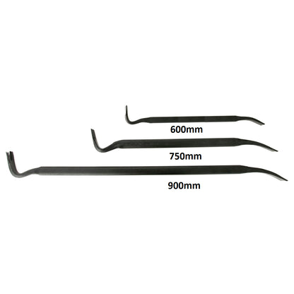 90 cm / 36 in Crowbar Wrecking Pry Bar Utility Crow Nail Removing Tool Puller Floorboard Lifter