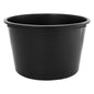 90 Litre Heavy Duty Multi Tub Bucket - 63 x 63 x 40 cm Round Black Utility Container for Agriculture, Gardening, Equestrian