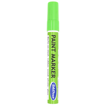 Oil-based Paint Marker Pen Permanent for Tyres Rubber Stone Leather Fabric Plastic Glass (Light Green)