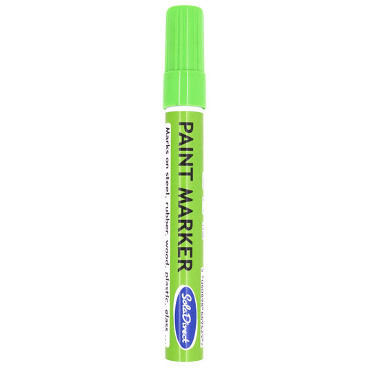 Oil-based Paint Marker Pen Permanent for Tyres Rubber Stone Leather Fabric Plastic Glass (Light Green)