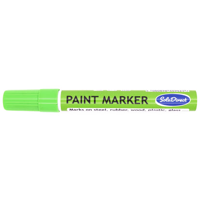 Oil-based Paint Marker Pen Permanent for Tyres Rubber Stone Leather Fabric Plastic Glass (Light Green)