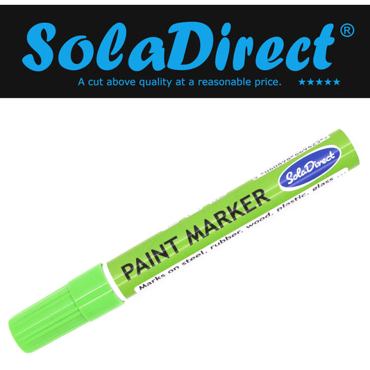 Oil-based Paint Marker Pen Permanent for Tyres Rubber Stone Leather Fabric Plastic Glass (Light Green)