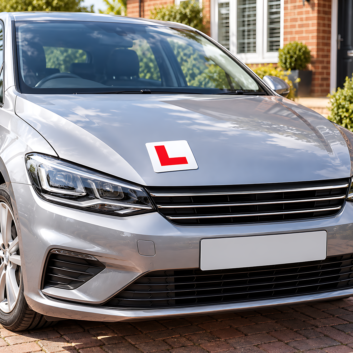 2 Magnetic L Plates for Learner Drivers - Legal Size Weatherproof Set for Driving Lessons, Practice Vehicles and Test Preparation