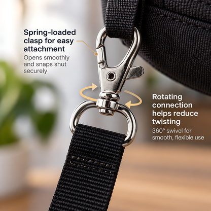 10 Pack 20mm Metal Swivel Snap Hooks for Bag Straps, Lanyards, Webbing, Handbags, Wristlets, Key Fobs, Sewing, Crafts, 5mm Metal Opening