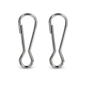 2 Pack 33mm Lanyard Snap Hooks for Keyrings, ID Badges, Key Fobs, Crafts, Neck Straps, Name Cards, Zip Pulls, DIY Repairs