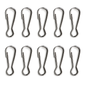 10 Pack 33mm Lanyard Snap Hooks for Keyrings, ID Badges, Key Fobs, Crafts, Neck Straps, Name Cards, Zip Pulls, DIY Repairs