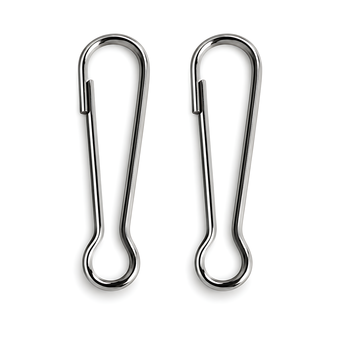2 Pack 45mm Lanyard Snap Hooks for Keyrings, ID Badges, Key Fobs, Crafts, Neck Straps, Name Cards, Zip Pulls, DIY Repairs