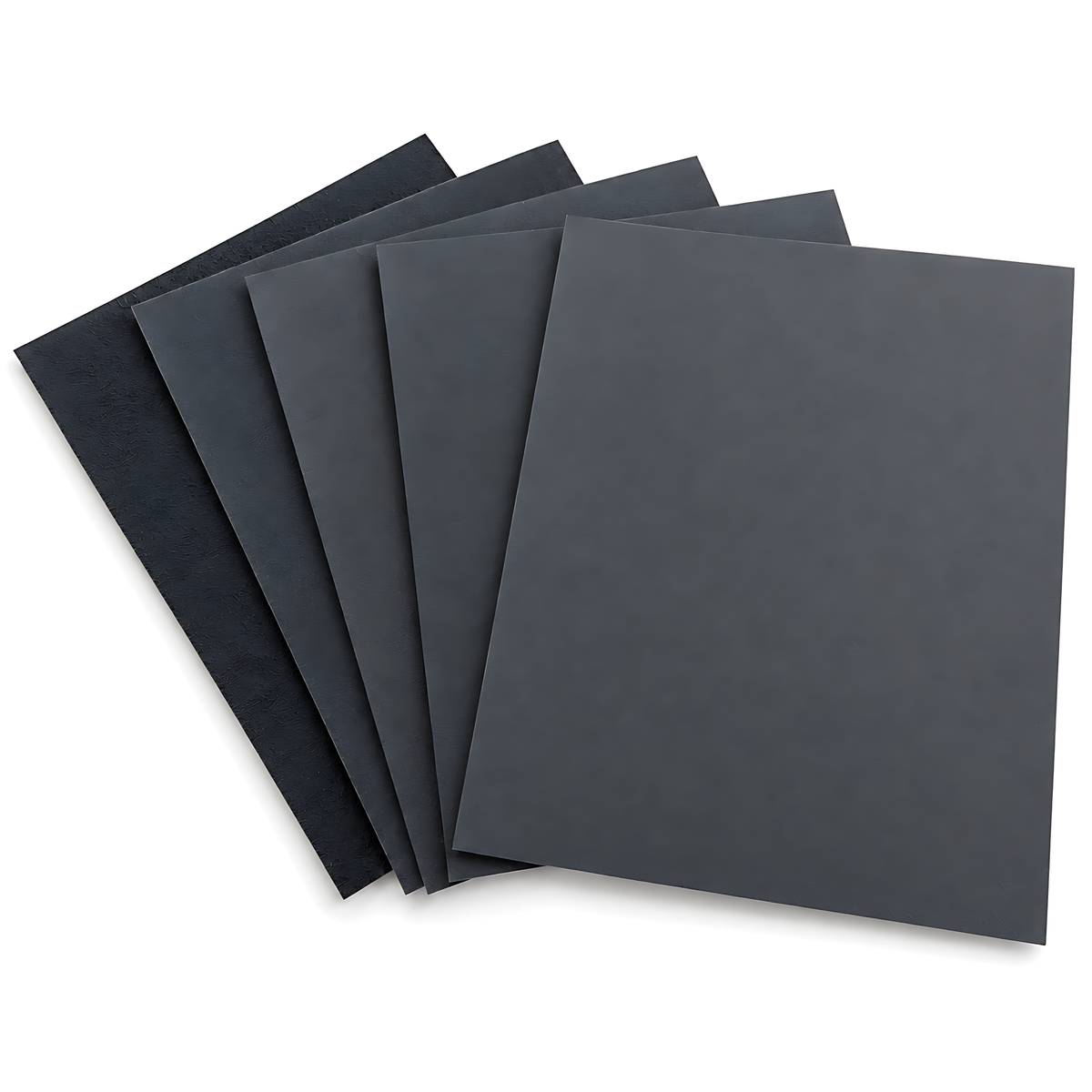 Wet and Dry Sandpaper 5 Sheets 230mm x 280mm P600 P800 P1000 P1200 P1500 Waterproof Silicon Carbide for Car Paint & Clear Coat