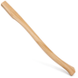 Wooden AxeHandle 90cm 35.5" Replacement Shaft with Flared Grip for Repairs, AxeRestoration and Workshop Repairs, Gently Curved