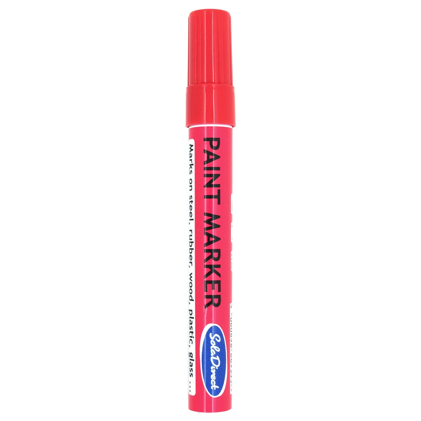 Oil-based Paint Marker Pen Permanent for Tyres Rubber Stone Leather Fabric Plastic Glass (Red)