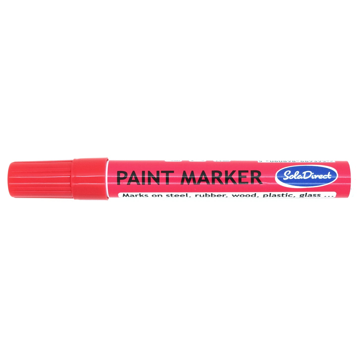 Oil-based Paint Marker Pen Permanent for Tyres Rubber Stone Leather Fabric Plastic Glass (Red)