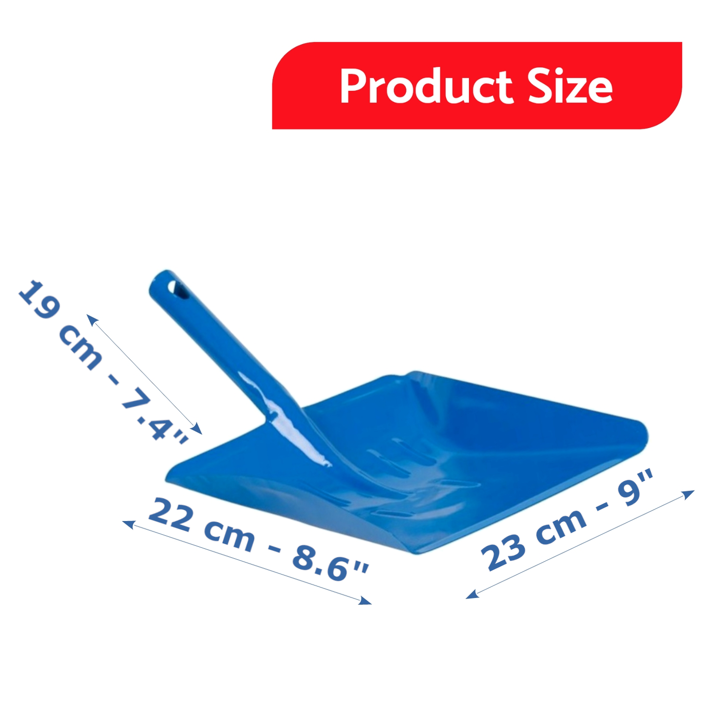 Universal Dustpan and Coal Shovel - Heavy Duty, Rust-Resistant, Multipurpose Cleaning Tool